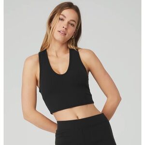 Alo Yoga Cropped Racerback Tank